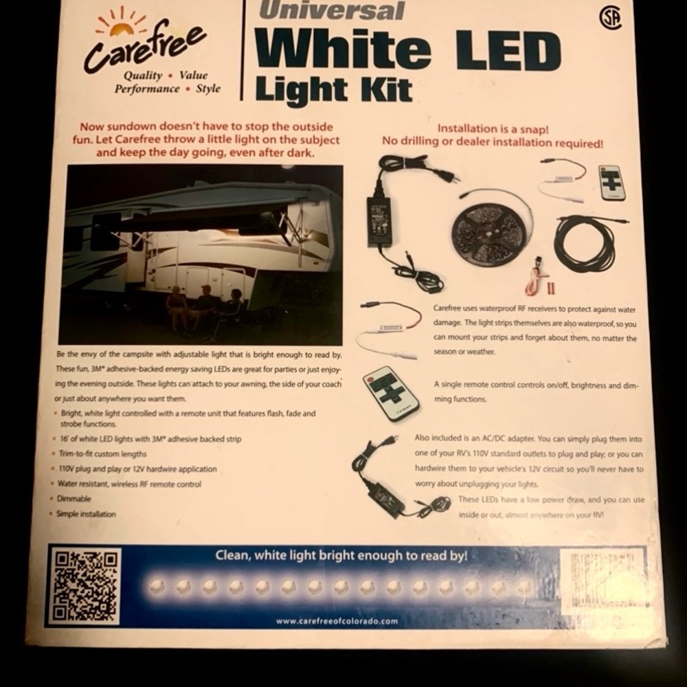 Carefree of Colorado white LED light kit